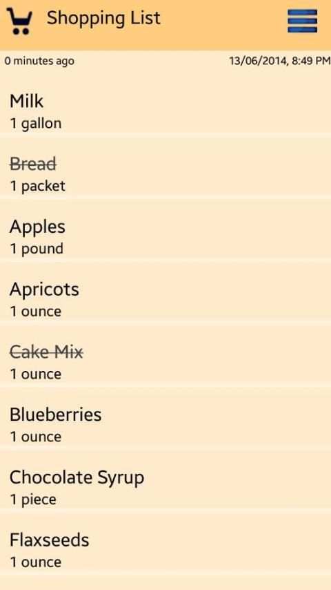 Shopping List Notes To Do Milk screenshot 3