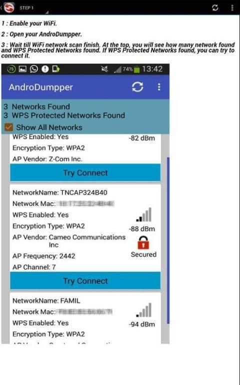 Guide For Androdumpper screenshot 2