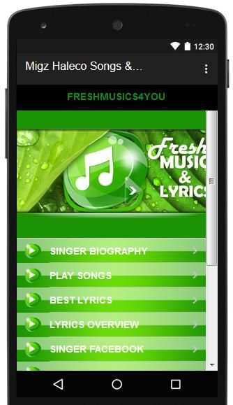 Migz Haleco Songs & Lyrics. скриншот 3