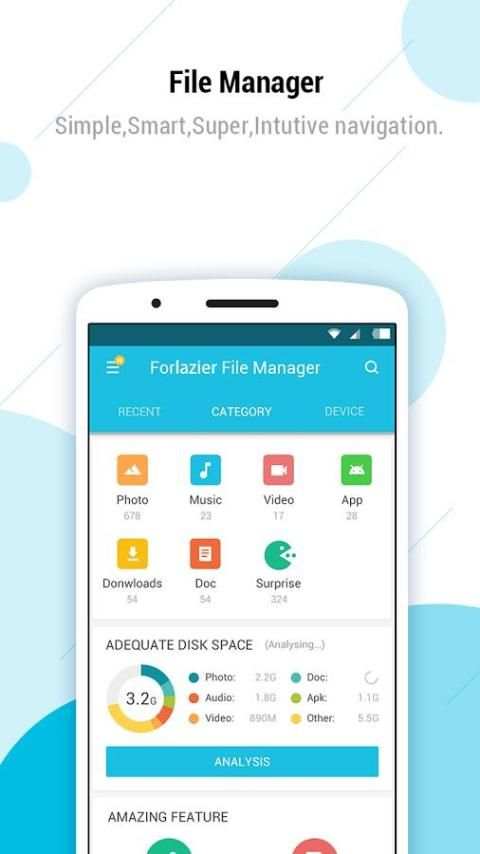 Forlazier File Manager - Explore, Clean & Transfer screenshot 4