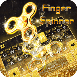 Gold Finger Spinner Keyboard Theme icon