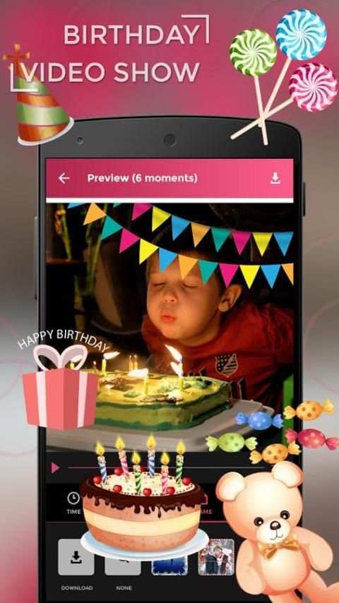 Birthday Video Show screenshot 2