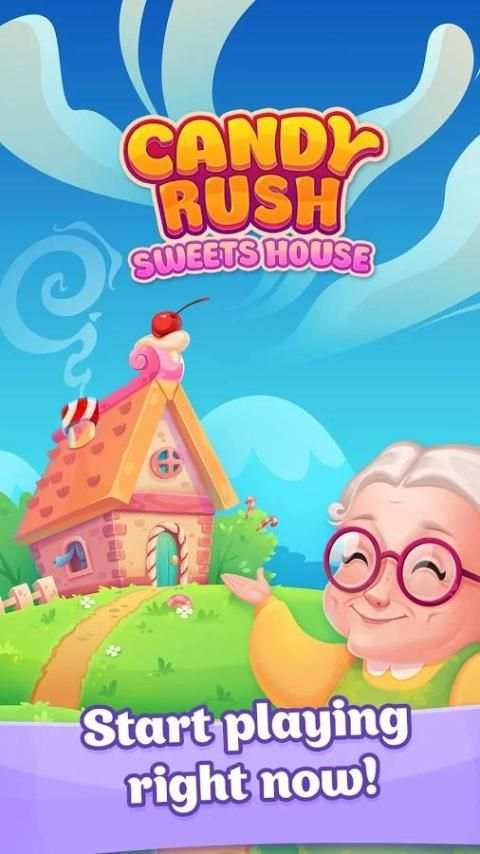 Candy Rush - Sweets House / match-3 game free screenshot 8