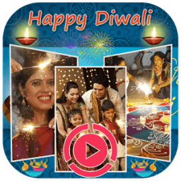 Happy Diwali Video Maker 2017 - Photo To Video आइकन