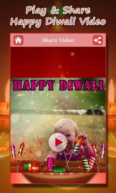 Happy Diwali Video Maker 2017 - Photo To Video स्क्रीनशॉट 8