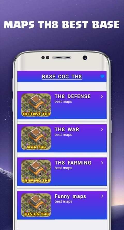 Maps For COC TH8 2 تصوير الشاشة