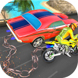 Chained Bikes VS Chained Cars: Free Racing Games icon