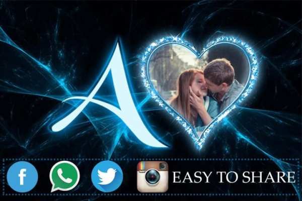 Lighting Text Photo Frame скриншот 1