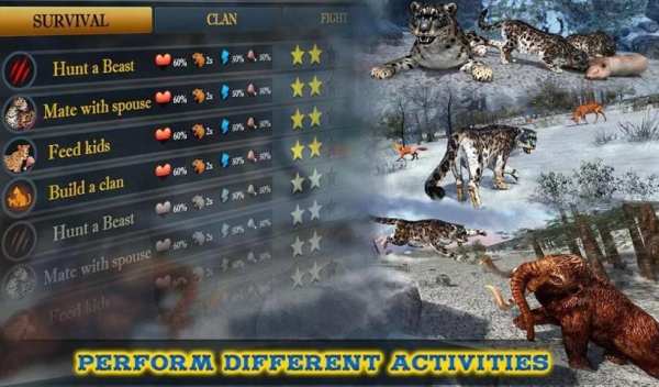 Forest Snow Leopard Sim скриншот 4