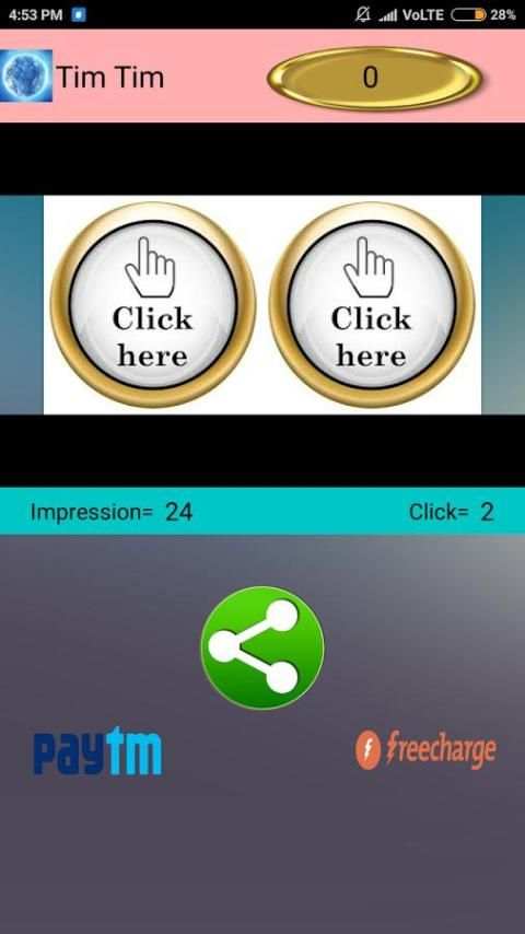 Tim Tim - Earn Paytm Cash screenshot 1