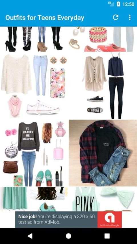 Outfits Teens Daily скриншот 3
