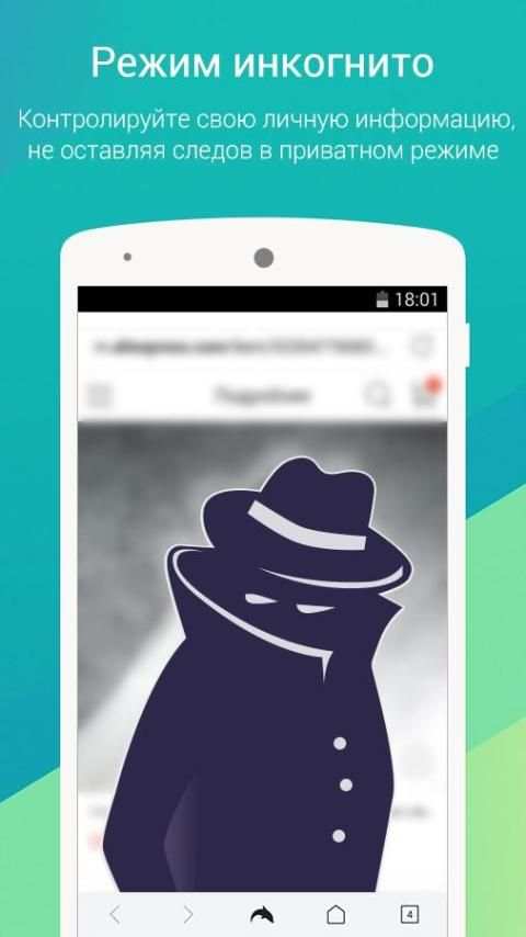 Браузер Dolphin screenshot 1
