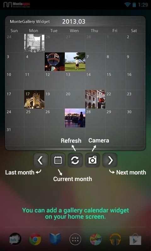 Monte Gallery Widget - TR स्क्रीनशॉट 1