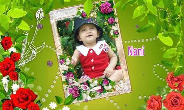 Flower frame photo editor स्क्रीनशॉट 1