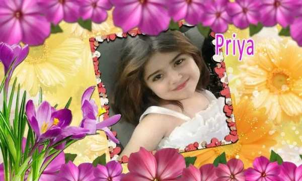 Flower frame photo editor स्क्रीनशॉट 2