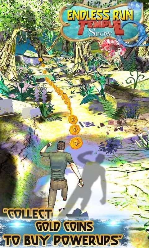Endless Run Snow Temple: Oz स्क्रीनशॉट 4