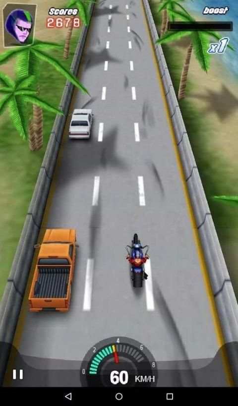 Moto Racing 3D Game screenshot 2