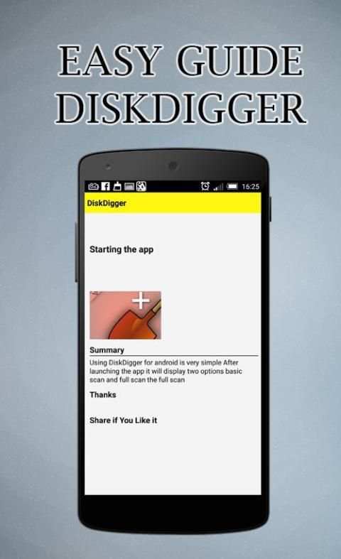 Guide For Diskdigger Pro скриншот 1