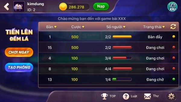 GAME DANH BAI ONLINE XXX screenshot 4