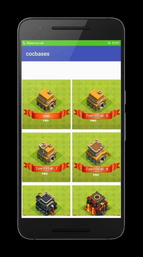 All Maps of Clash of Clans 2017 4 تصوير الشاشة