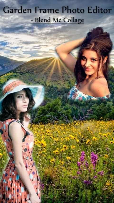 Garden Frame Photo Editor - Blend Me Collage скриншот 4