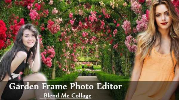 Garden Frame Photo Editor - Blend Me Collage screenshot 1