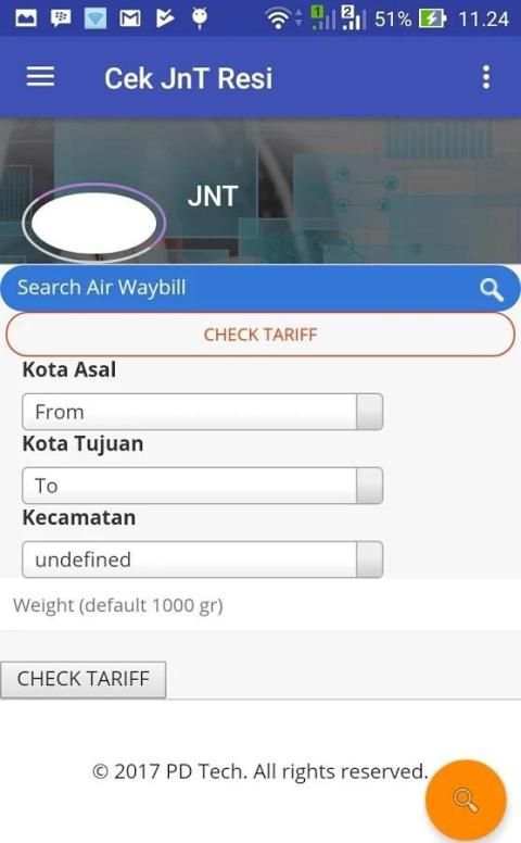 Cek J&t ( Jnt ) Resi Barcode screenshot 9
