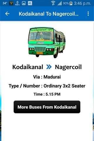 Kodaikanal Bus Info screenshot 3