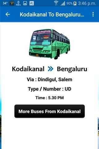 Kodaikanal Bus Info screenshot 2