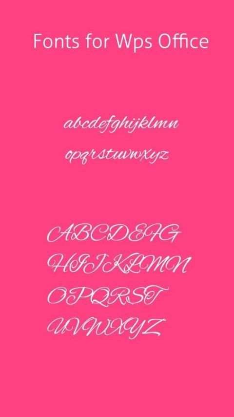 Fonts for WPS Office screenshot 4