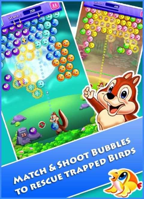 Birds Rescue Bubble Shooter screenshot 5
