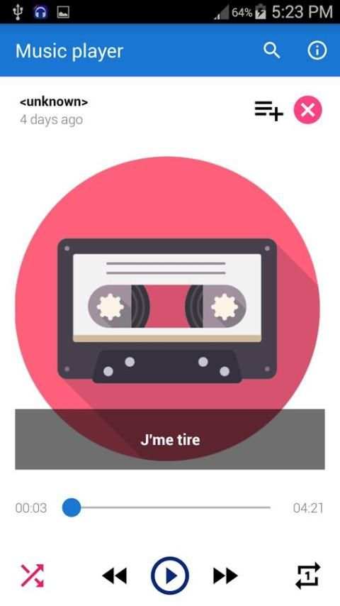 Audio player - mp3 player скриншот 5