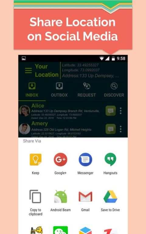 Location Sharing : SMS Locator 1 تصوير الشاشة