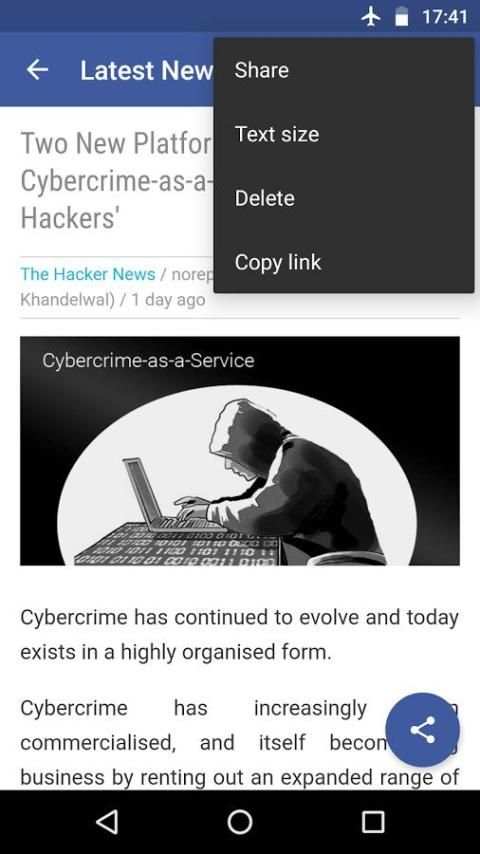 Hacker News App screenshot 2