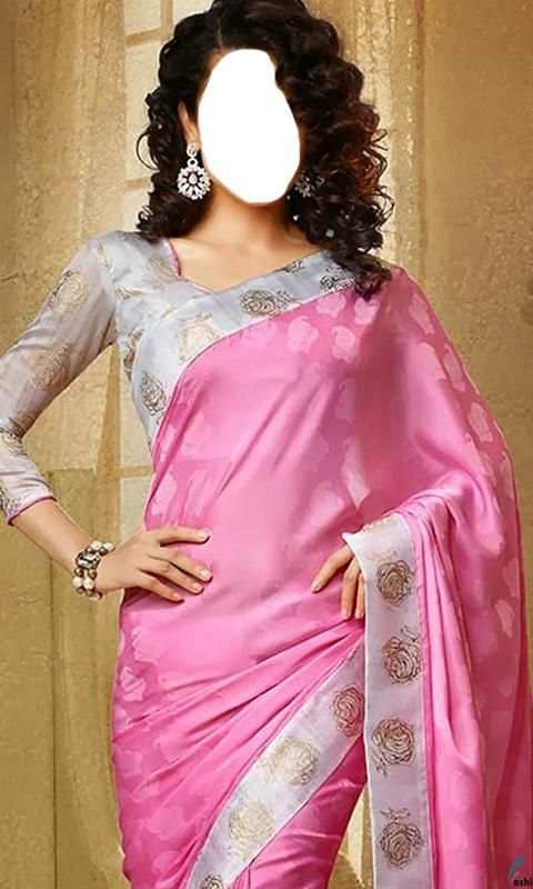 Beautiful Women Sarees Frame скриншот 4