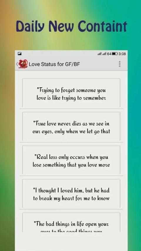 Love Status for GF/BF скриншот 1