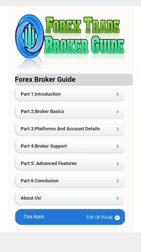 Forex Broker Guide скриншот 4
