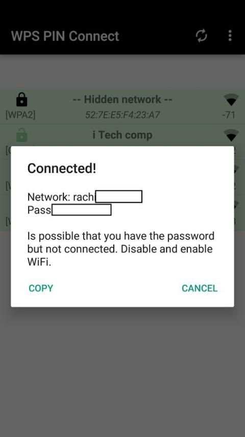 WPS PIN CONNECT screenshot 1
