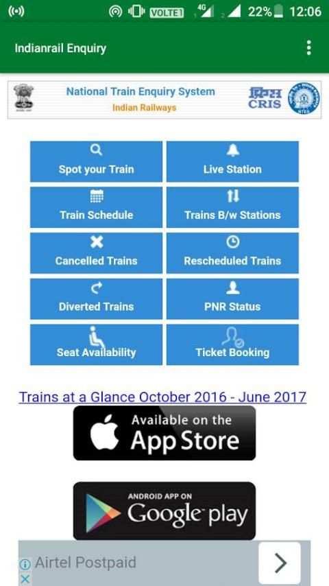 NTES Railwway app screenshot 5