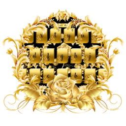 Gold Rose Keyboard Theme for Halloween icon