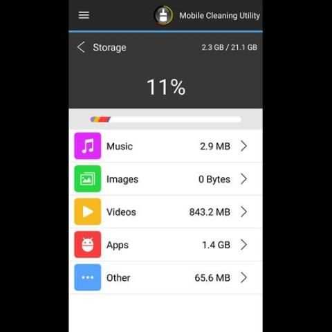 Mobile Cleaning Utility स्क्रीनशॉट 5