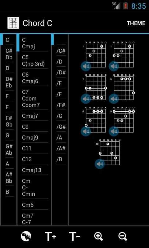 Guitar Chords Free 8 تصوير الشاشة