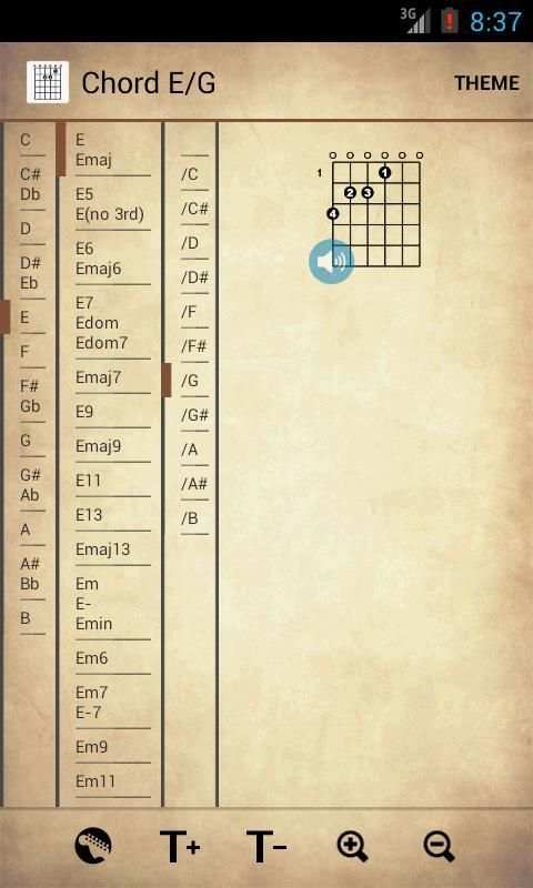Guitar Chords Free 6 تصوير الشاشة