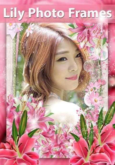 กรอบรูปที่ดีที่สุด กรอบรูปดอกลิลลี่ กรอบรูปดอกไม้ screenshot 3