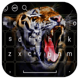 Neon Tiger Clavier Thème أيقونة