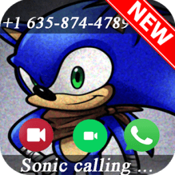 Sonic call video prank icon