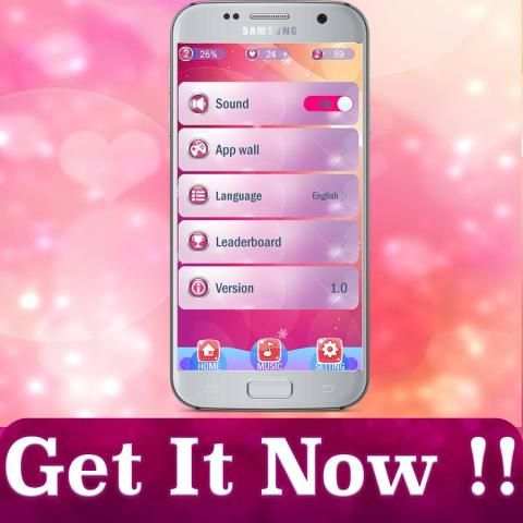 Pink Piano Tiles screenshot 1