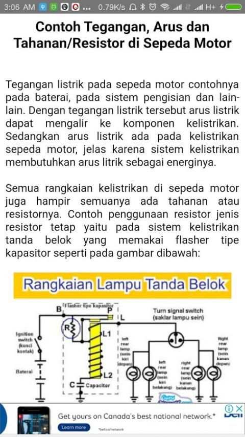 Kelistrikan Sepeda Motor screenshot 3