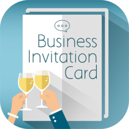 Formal Business Invitation Card Maker icon
