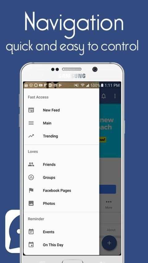Social Messenger - Faster messenger screenshot 1